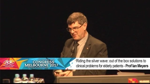 Riding the silver wave: out of the box solutions to clinical problems for elderly patients – Prof Ian Meyers